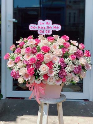 Giỏ hoa sinh nhật - 29